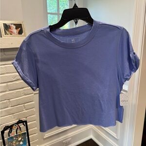 Free People We The Free The Perfect Tee in Periwinkle
